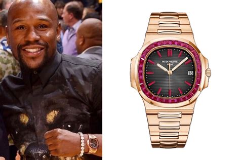 patek philippe 44mm white gold mayweather|Floyd Mayweather: Richest Boxer With a $30M Watch Collection.